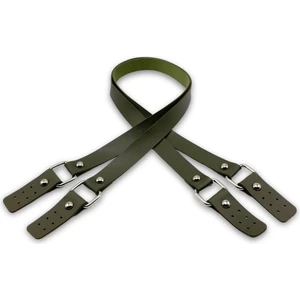 Uzun Çiftli Deri Çanta Sapı 80 cm