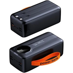 50.000 Mah Pd 22,5W Hızlı Şarj Kendinden Kablolu Taşınabilir Powerbank Pb-80