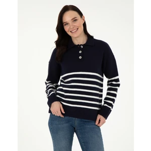 Pierre Cardin Kadın Lacivert Comfort Fit Kazak 50300147-VR033