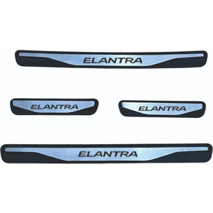 Elantra Kapı Eşiği New Krom Kapı Eşiği 4 Parça Paslanmaz Çelik