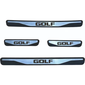 Golf 8 Kapı Eşiği 2020 ve Üzeri New Krom Kapı Eşiği 4 Parça Paslanmaz Çelik