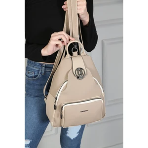 14021 K.bej Kadın Sırt Çantası