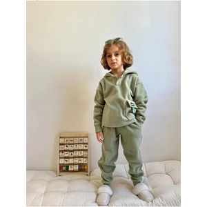 Yiğit Butik Polar Kumaş Kapşonlu Erkek Çocuk Takım