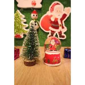 MİNİ ÇAM AĞACI SÜSÜ VE KAR KÜRESİ 2'LİSİ