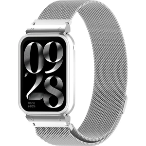 Yue Store Xiaomi Smart Band 9 Pro Için Metal Çerçeve Milan Saat Kayışı (Yurt Dışından)
