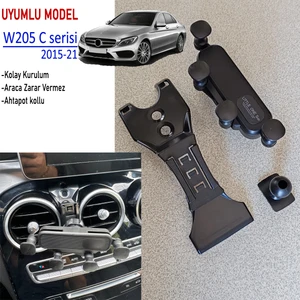 GCP German Car Parts W205 Telefon Tutucu - W205 Özel Aparatlı Telefon Tutucu