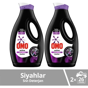 Sıvı Çamaşır Deterjanı Siyah Giysiler Için 1690 ml X2