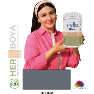 Stella Su Bazlı Akrilik Boya Tortum Renk Yüksek Su Dayanımı ve Kolay Uygulama