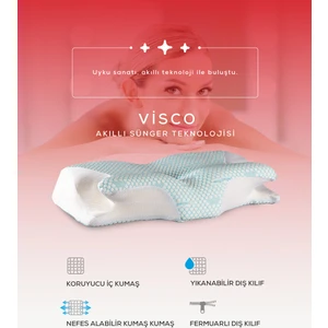 Moda Home Bedding Güzellik Yastığı Kırışıklık önleyici Vısco ortopedik yastık