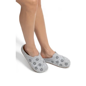 Kar Kadın Ev Terliği Gri 36/40