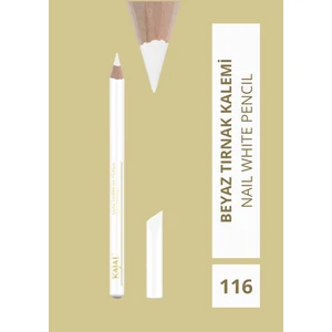 Beyaz Tırnak Kalemi - Nail White Pencil No:116