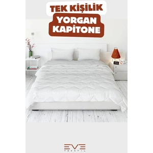 Eve Tekstil Kapitone Yüksek Kaliteli 4 Mevsim Kullanılabilir Microfiber Soft Tek Kişilik Antialerjik Yorgan