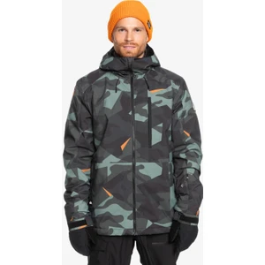 Mission Printed Jk Snowboard Ceketi EQYTJ03479-GLW8 Puzzle Camo Sea Spray