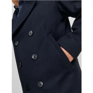 Jack Jones Blucaptaın Wool Pea Coat Erkek Kaşe Kaban 12239479