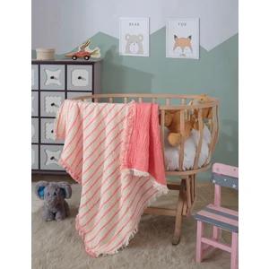 4 Katlı, Çift Taraf, 100 x 120 cm Pamuklu Bebek Müslin Örtü, Çok Amaçlı Bebek Battaniyesi