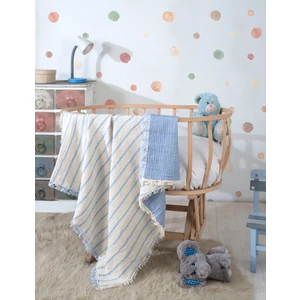 4 Katlı, Çift Taraf, 100 x 120 cm Pamuklu Bebek Müslin Örtü, Çok Amaçlı Bebek Battaniyesi