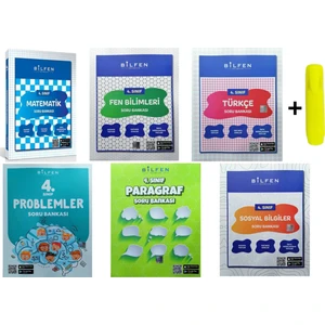 Bilfen Yayınları (Sınıf: 4) Matematik Fen Türkçe Sosyal Problem Paragraf Soru Seti