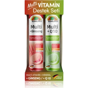 Multivitamin Destek Seti - Multi +Ginseng & Multi +Q10