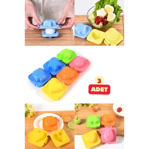 3 Adet Suşi Yumurta Şekillendirme Kalıbı Yemek Mutfak Sevimli Çok Çeşitli Kalıp