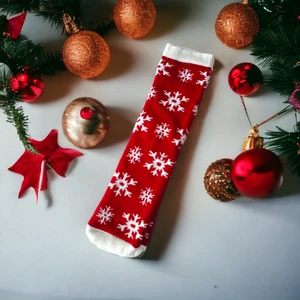 Sembol Yılbaşı Temalı Uzun Havlu Çorap Christmas Yeni Yıl