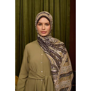 New Collections Koleksiyon Soft Şal 3047 - Siyah/Kahve 06