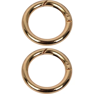 Çanta Aksesuar Metal Yaylı Halka - Çap : 2.5 cm (3 Çift )
