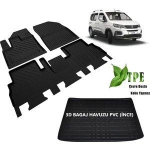DBC Online Peugeot Rifter Paspas Bagaj Havuzu Set 2019 2020 2021 2022 2023 2024