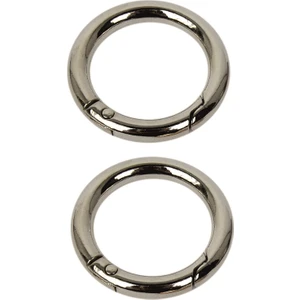 Çanta Aksesuar Metal Yaylı Halka - Çap : 2.5 cm (3 Çift )