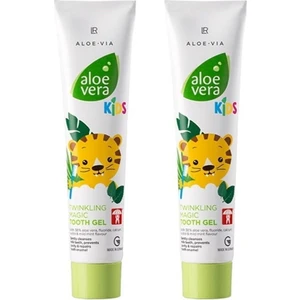 Aloe Vera Kids - Çocuklara Özel Twinkling Magic Diş Macunu - 2'li Set
