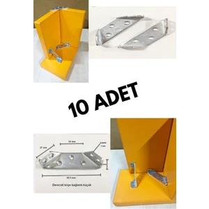 Dereceli Köşe Gönye 10 Adet L Demir