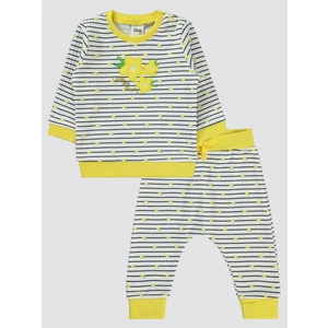 Civil Baby Kız Bebek Takım 6-18 Ay Sarı