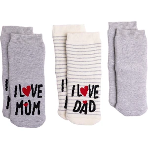 HelloBaby Kız 3lü Havlu Çorap Kız Bebek