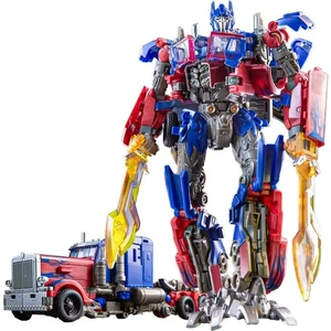 Optimus Prime Deformasyon Aksiyon Figürü Oyuncak, Taşınabilir Araba Modeli Alaşım Deforme Robot Oyuncak Hayranları Için Hediye (E) (Yurt Dışından)