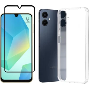 Samsung Galaxy A06 ile Uyumlu Telefon Kılıfı ve 5d Tam Kaplayan Cam Ekran Koruyucu