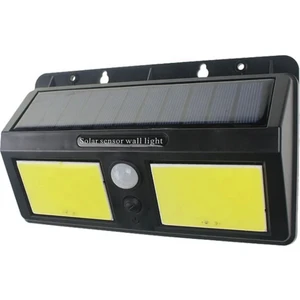 Sensörlü Solar LED Çiftli Duvar Tipi Aplik Hareket Algılama LED Su Geçirmez Güneş Enerjili 96COB LED