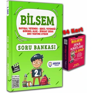 Ardışık Yayınları 2. Sınıf Bilsem Soru Bankası Tamamı Video Çözümlü  /   Zeka Kartları