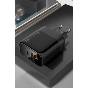 C7 Type-C + Micro Usb Girişli Universal  Çoklu Şarj Adaptörü -36W