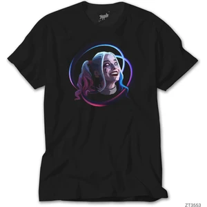 Harley Quinn Smile Siyah Tişört