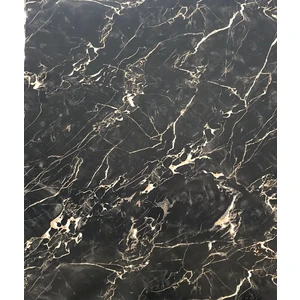 Süper Dekor Sf 633 Koyu Antrasit Renkli Gold Damarlı Doğal Mermer Görünümlü Dolap ve Tezgah Yapışkanlı Folyo