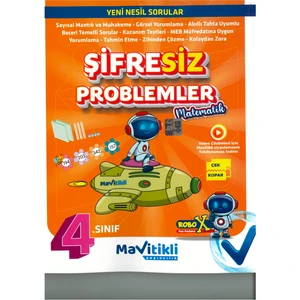 Mavitikli Yayıncılık 4. Sınıf Şifresiz Problemler Yeni
