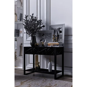 Moka Park AVM Çekmeceli Raflı Dekoratif  Metal Ayaklı Antre  Şık  Dresuar