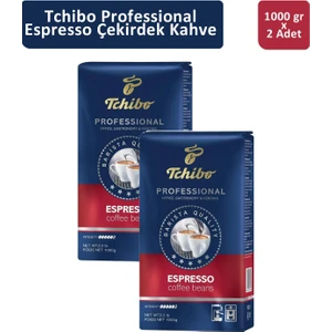 Professional Espresso Çekirdek Kahve 1 kg x 2 Adet