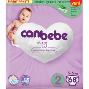 Bebek Bezi Fırsat Paketi 2 Beden Mini (3-6 kg) 68 Adet