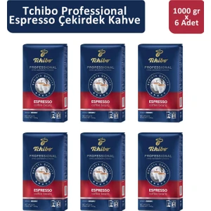 Professional Espresso Çekirdek Kahve 1 kg x 6 Adet