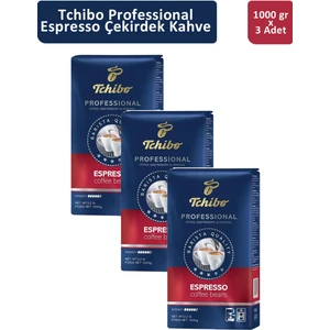 Professional Espresso Çekirdek Kahve 1 kg x 3 Adet