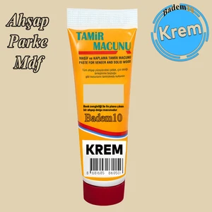 Ahşap Parke Tamir Macunu Krem Mobilya Dolgu Çatlak Çizik Giderici 200 gr Kullanıma Hazır Macun
