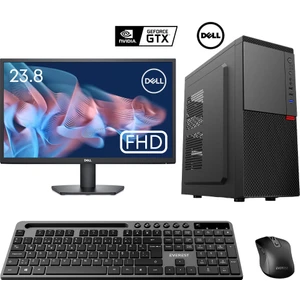 TX5875 I5 9400F 16GB Ddr4 1tb SSD 4gb GTX750TI 23.8 Dell Monitör Kurumsal Ofis Bilgisayarı