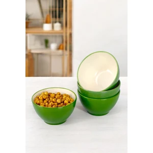 4'lü Porselen Çerezlik Sunum Kase Seti 10 cm Çağla - TL4037485 C320.003