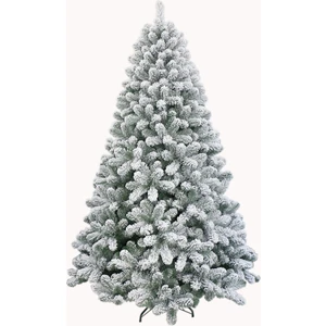 Karlı Dolgun Yaprak Yılbaşı Ağacı 180 cm  648 Yoğun Dallı (Kendinden Led'li)