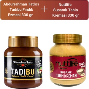 Abdurrahman Tatlıcı Tadıbu 330 Gr+ Nuttlife Susamlı Tahinli Kreması 330 gr